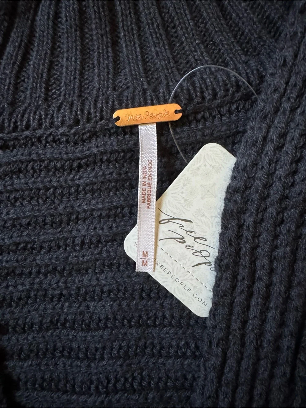 Free People Black Sweater